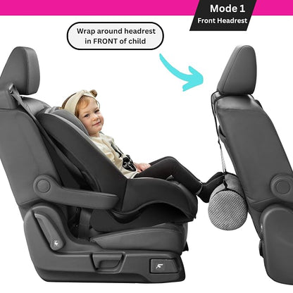 Car Seat Foot Rest for Kids | Car Seat Accessories | Leg Rest for Car Seat Kids | Car Foot Rest with Extra Long Straps Adjusts to Any Carseat Or Toodlers Booster Seat Navy by SWANOO