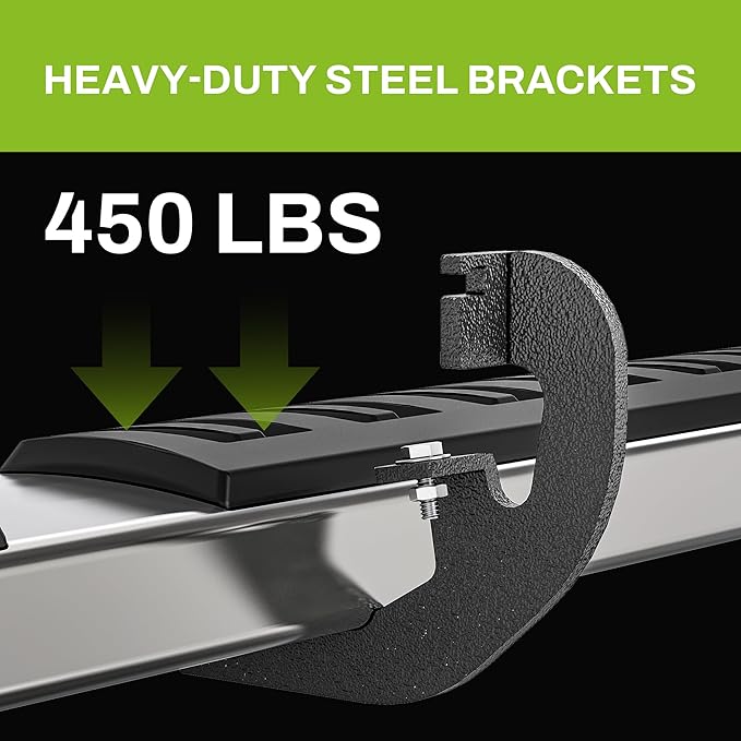 AUTOSAVER88 Running Boards Compatible with 2009-2018 Dodge Ram 1500 Crew Cab, 2019-2024 1500 Classic, 2010-2026 Ram 2500/3500, Stainless Steel Side Step Nerf Bars Side Bars