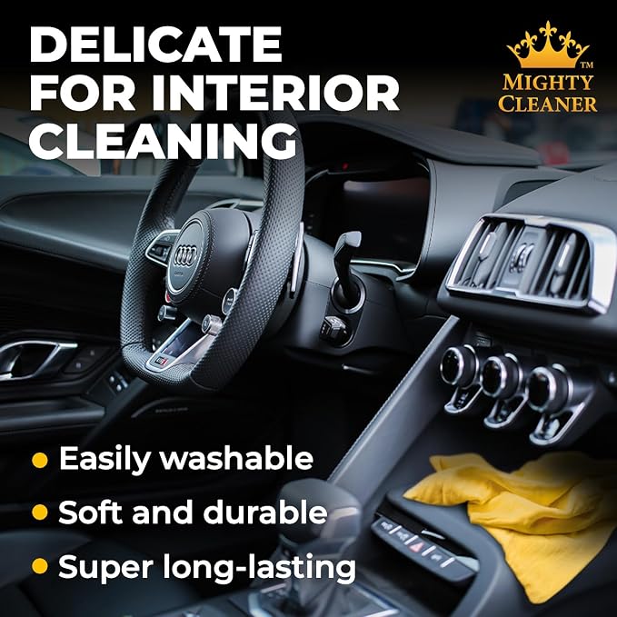 Premium 2pk Mini +1 Free Shammy Cloth for Car Drying - 17”x13” - Super Absorbent Chamois Towel for Car - Scratch-Free, Reusable & Soft Cleaning Towel