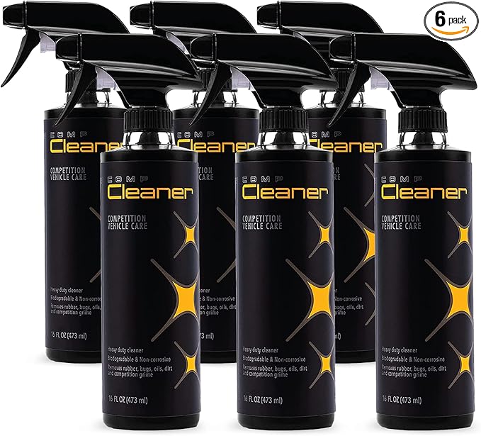 Molecule Competition Cleaner Spray | Heavy-Duty Car Cleaning Spray for Detailing Kits & Automotive Accessories | Removes Oil, Rubber & Grime | Interior & Exterior Safe | 16 Ounces (6 Pack)
