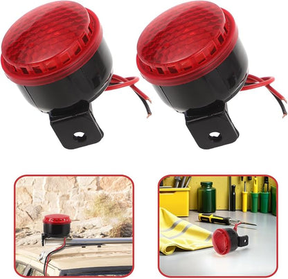 4pcs Vehicle Pa Speaker System with Smart Activation High Decibel Emergency Alarm Siren Horn for Trucks and Cars Heavy-duty Outdoor Security Sound Alert Accessories