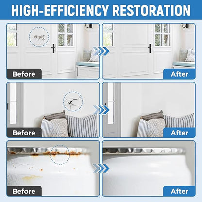 White Paint Multi Surface Semi-Gloss White Touch Up Paint Repair for Metal,Wall,Door,Cabinets,Wood,Furniture, Appliance,Metal, Acrylic Touch Up Paint Pen, Enamel 30ML