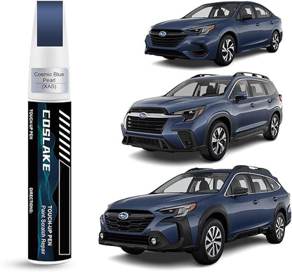 Car Touch Up Paint(Cosmic Blue Pearl(XAS)) for SUBARU, Car Paint Scratch Repair Kit, Quick & Easy Solution to Repair, 2 in 1 Scratch Remover Pen with Color-Matched