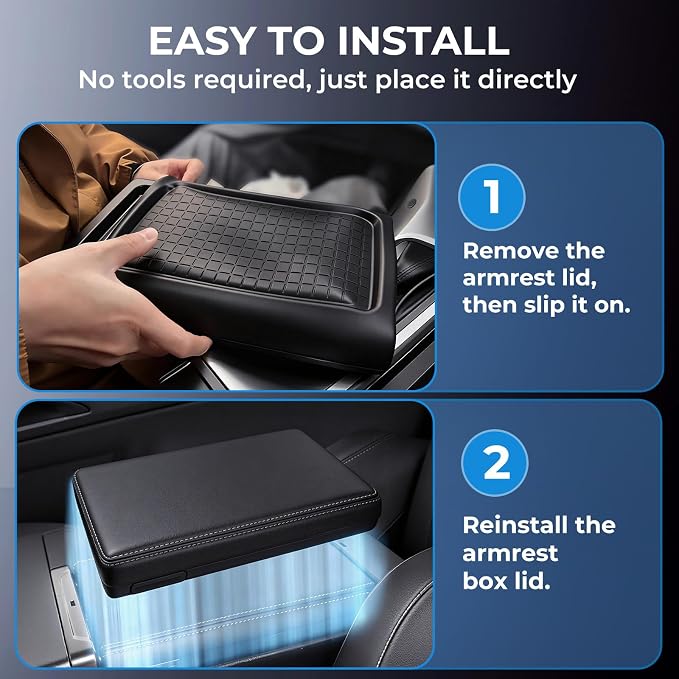 Center Console Cover for Toyota RAV4 2026, Interior Accessories Anti-Slip Center Console Cover Silicone Protective Pad Mat for 2026 RAV 4, Black