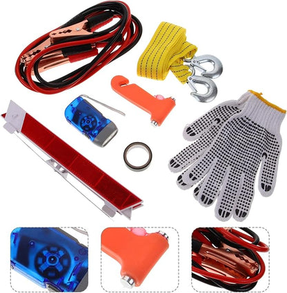 1 Set Car Roadside Kit Automotive Tool Kit Car Safety Roadside Assistance Kit Car Safety Kits