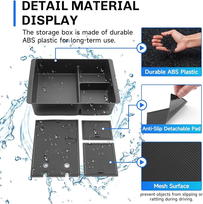 SXCY for 2025 2026 Armada Center Console Organizer for 2025 2026 Armada Accessories Center Console Tray for 2025 2026 Armada Armrest Console Organizer Tray 2025 2026 Armada Middle Console Organizer