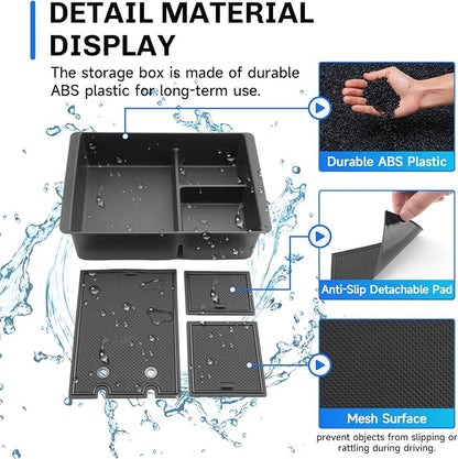 SXCY for 2025 2026 Armada Center Console Organizer for 2025 2026 Armada Accessories Center Console Tray for 2025 2026 Armada Armrest Console Organizer Tray 2025 2026 Armada Middle Console Organizer