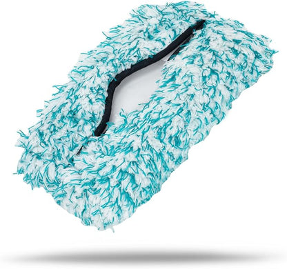Maxshine Green & White Microfiber Replaceable Head Cover for Premium IncrediStick – Scratch-Free Cleaning for Cars, Trucks, Boats & RVs – Car Detailing Accessory