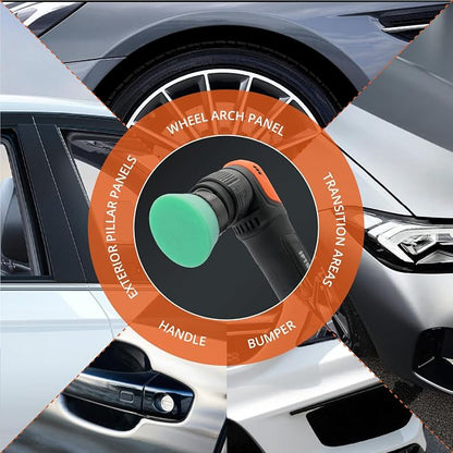 SPTA Green T120 Heavy-Cut Mini Polishing Foam Pad, 5Pcs 2inch/50mm Sponge Polishing Buffing Pads, Car Foam Detail Polishing Pad Kit for Car Detail Polishing, Small Area Polishing -FPTSS2G