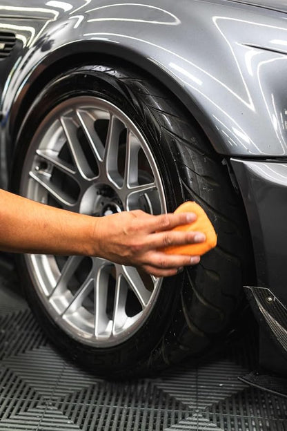 Armour Detail Supply Tire+ Wet Tire Shine, Water-Based Tire Shine Spray for Lasting Shine, All Tires, Non Greasy, Durable and Hydrophobic - 16oz Trigger Spray Bottle