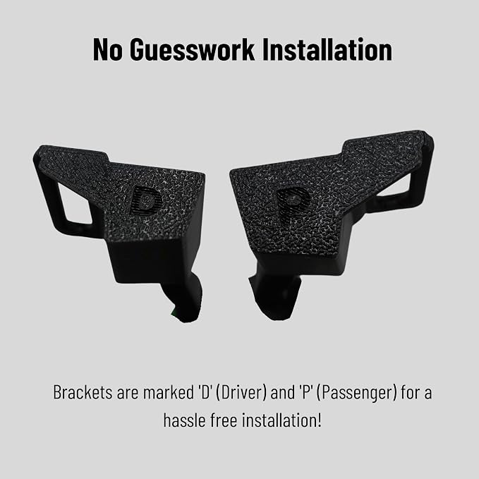 2Pcs Car Door Arm Rest Switch Panel Clip Repair Kit, Compatible with 2003-2007 Chevrolet Silverado Tahoe Suburban Avalanche & GMC Sierra Yukon, Driver & Passenger Side Door Armrest Bracket Fix (Black)