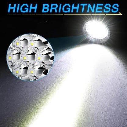Round LED Pod Lights, ACEC SHOP 2PCS 42W 3.5 Inch Spot Beam Driving Lights Off Road Light Ditch Light Round LED Pods for Trucks Pickup SUV UTV ATV Boat Motorcycle