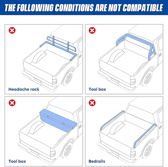 Soft Roll up 5.5ft Truck Bed Tonneau Cover for Ford F-150 2004-2014 (Excl. Raptor Series), Lincoln Mark LT 2006-2008, Fleetside 5.5 ft 66 in Bed, Not Fit Roll Bar and Flareside/Stepside