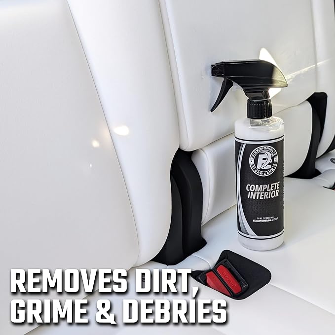 ExoForma Complete Interior - Multipurpose Car Interior Cleaner & Protectant From UV - Car Cleaning Supplies - Matte Finish & Fresh Linen Scent, 16 oz