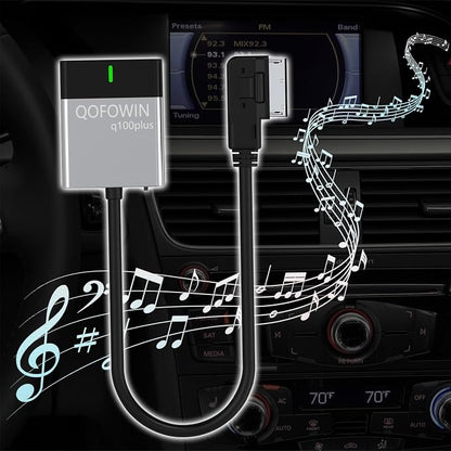 Audi Bluetooth car Music High-Definition Adapter,Wireless Audio Music Adapter,Compatible with Audi 3G AMI, 2G AMI Interfaces,Mercedes Media,Mercedes Music,and Volkswagen Music Interface