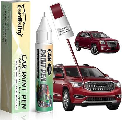 Siren Red/Crimson Red(G1E/WA405Y) Touch Up Paint Pen for GMC,Car Paint Scratch Repair Pen Quick and Easy Fix Auto Paint Scratch