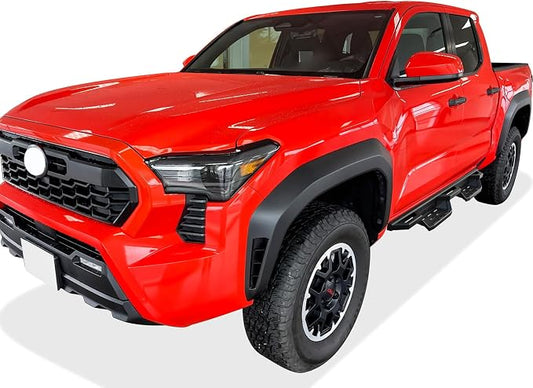 APS Stainless Steel Pocket Steps Running Boards Compatible with Toyota Tacoma 2024-2026 Double Crew Cab (Incl. Hybrid Model)