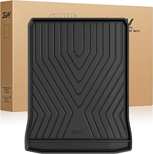 3W BMW 5 Series G30 Cargo Liner Fit for 2017-2023 All Weather TPE Trunk Mats Custom Fit for BMW 5 Series 520i 530i 535i 540i 540d 550i Full Set Car Accessories (Not for 530e)