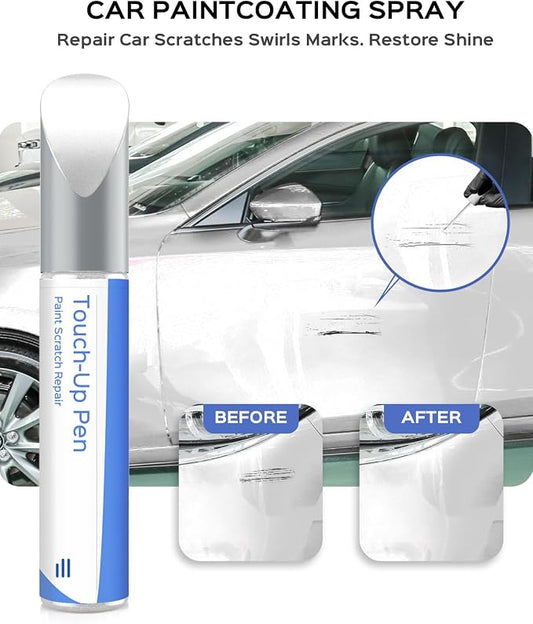 34K/41K Crystal White Pearl Tricoat Touch Up Paint Compatible with Mazda Exact Match Chips and Nicks Touch Up