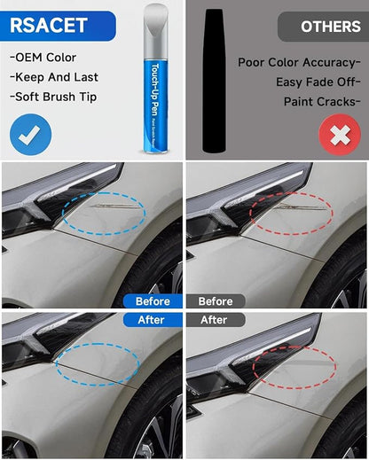 Sparkling Silver(KCS) Touch Up Paint Compatible with Kia Exact Match Touch Up Paint Car Scratch Repair
