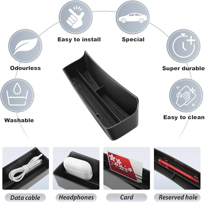 SKTU for 2025 2026 Kia Carnival Accessories Center Console Organizer for 2025 2026 Kia Carnival (LX/LXS/EX/SX/SX Prestige) Front Console Tray Kia Carnival 2025 2026 Accessories Front Console Organizer