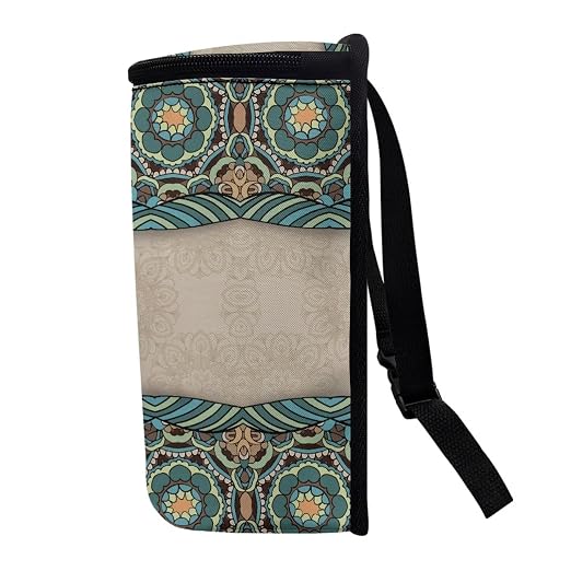 BIGCARJOB Bohemian Style Car Trash Bags for Back Seat,Boho Hummingbird Print Auto Trash Bin Garbage Bags Universal Hanging Trash Can Auto Interior Storage Bags