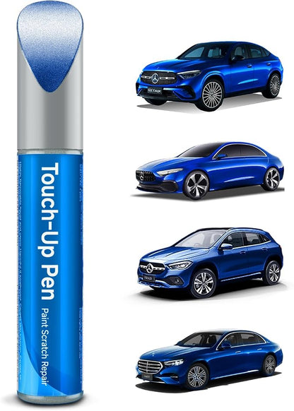 890/5890 Lunar Blue Metallic Touch Up Paint Compatible With Mercedes-Benz Exact Match Car Paint Pen Scratch Repair