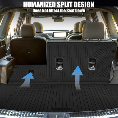 Floor Mats & Cargo Liner for 2024 2025 2026 Buick Envista All Weather Protection TPE Rubber Full Set Automotive Floor Liners & Trunk Mat for 2025 Buick Envista Accessories, Black