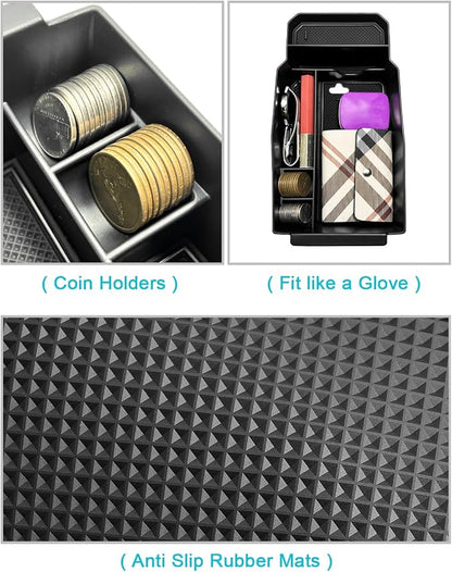 CDEFG 5PCS 2023 2024 2025 2026 CX-50 Center Console Organizer Tray for 2023-2026 Mazda CX-50 Accessories Console Armrest Tray Side Door Trash Container Storage Box Door Handle Pocket Insert Trays