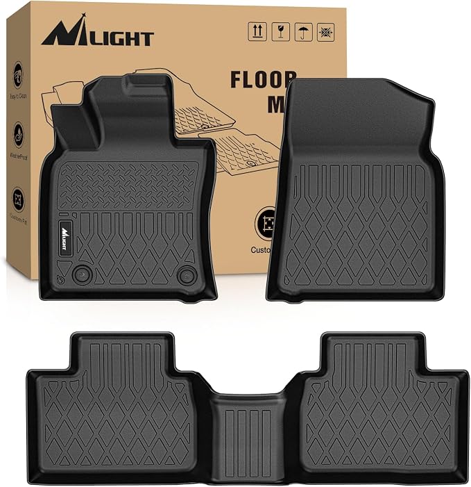 Nilight Floor Mats for Toyota Camry 2025 2026 (Hybrid Only) All Weather Custom Fit Heavy Duty Floor Liners
