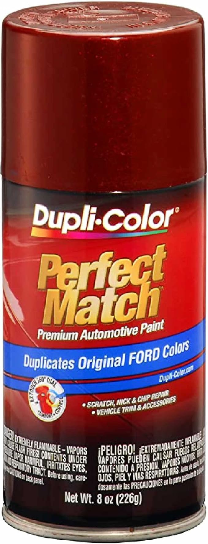Dupli-Color Perfect Match Premium Automotive Paint, Merlot, 8 oz