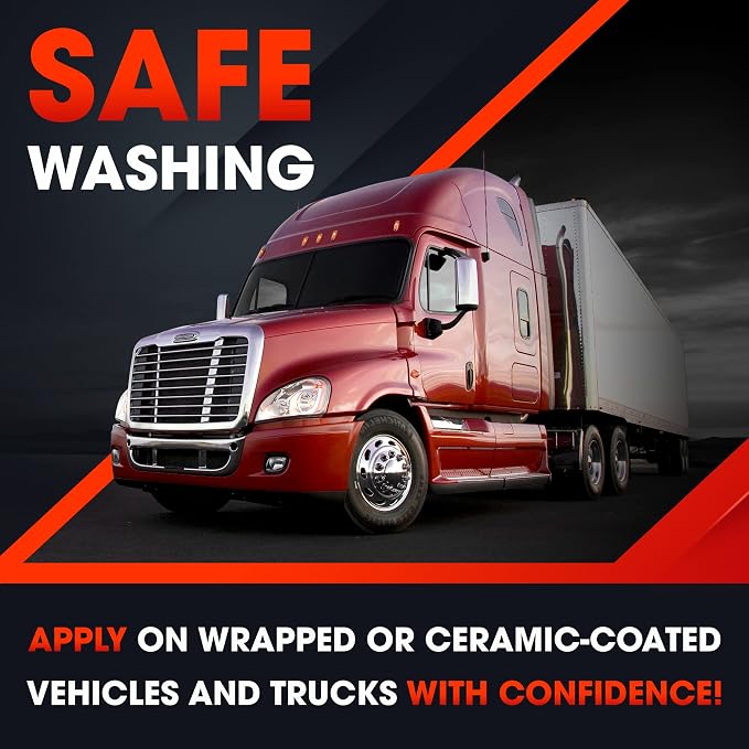Swift Touchless Car Wash Shampoo (2 Gallon) - No Brushing Required, High Foaming Car Soap, Heavy Duty, Auto Detergent for Foam Cannon, Works on Cars, Trucks, RVs, Motorcycles, Upholstery & More!