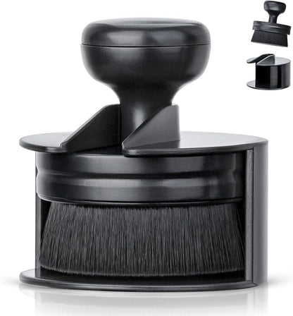 BABYSHEEP Car Tire Shine Applicator,Vegan Tire Shine Brush with Stand for Auto Detailing Cleaning Service (Black)