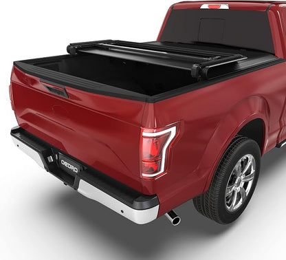 oEdRo Upgraded Tri-Fold Truck Bed Tonneau Cover Compatible with 2015-2026 Ford F-150 F150 5.5 Feet Bed