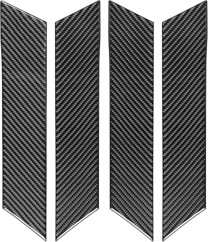 NVCNX Real Premium Carbon Fiber for Toyota Tundra 2022-2026 / Sequoia 2023-2026 2024 2025 Door Armrest Panel Cover Interior Trim Accessories Sticker 4PCs Without Seat Memory not for Extended Cab