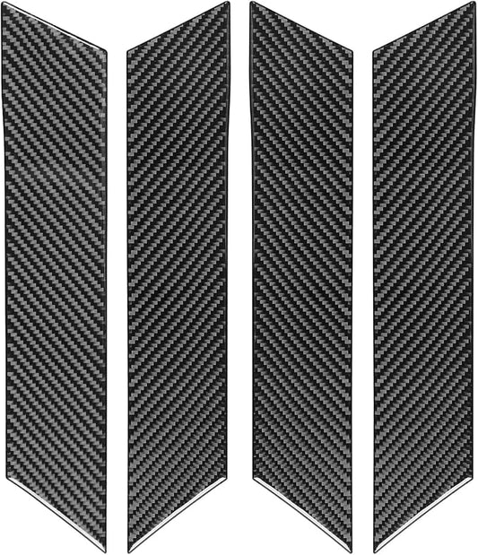 NVCNX Real Premium Carbon Fiber for Toyota Tundra 2022-2026 / Sequoia 2023-2026 2024 2025 Door Armrest Panel Cover Interior Trim Accessories Sticker 4PCs Without Seat Memory not for Extended Cab