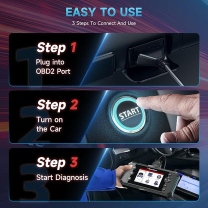 2026 BOSSCOMM IFIX430 OBD2 Scanner Diagnostic Tool, ABS/SRS Airbag/Transmission/Engine, Scan Tool & Car Code Reader for Cars and Trucks, Code Scanner with Live Data, Lifetime WiFi Update, EN/ES Ver