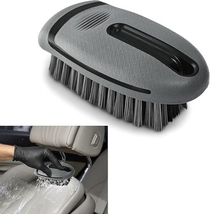 Carpet and Upholstery Cleaning Brush, Household Hard Bristle Brush, Car Plastic Gap Cleaning Brush, Universal Auto Detailing Brush for Car Interior Seat, Clothes and Sofa Cleaning