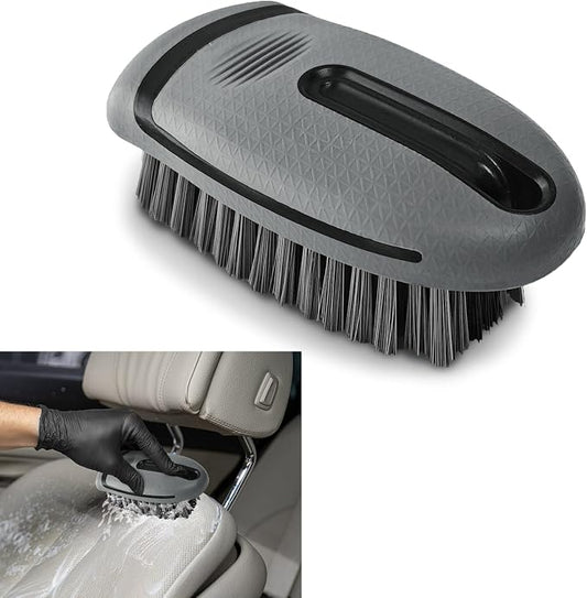 Carpet and Upholstery Cleaning Brush, Household Hard Bristle Brush, Car Plastic Gap Cleaning Brush, Universal Auto Detailing Brush for Car Interior Seat, Clothes and Sofa Cleaning