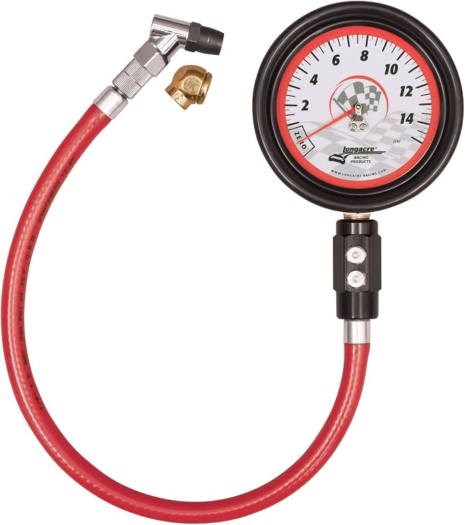 Longacre 52-52011 Magnum 3-1/2 GID Tire Gauge 0-40 by 1/2 lb