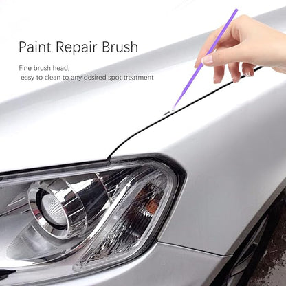 100PCS Car Touch Up Paint Brushes,Single-Use Micro Brushes for Refinishing Car Detail Paint Tiny Paint Brushes Scratches,Practical Car Accessories Micro Paint Brushes for Paint Chip Repair
