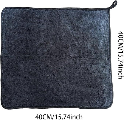 Shiny Wipes Shower Cleaning Cloth,3Pcs Microfiber Car Drying Towel,Car Cleaning Cloth,The Thinywipe for Cleaning. (15.74 * 15.74INCH)