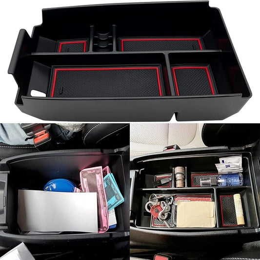 Compatible with Ford Escape 2020 2021 2022 2023 2024 2025 2026, Bronco Sport 2021-2023 2024 2025 2026 Accessories Center Console Tray Organizer, Armrest Secondary Storage Box