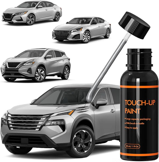 K23 Brilliant Silver Touch Up Paint for Nissan, DIY Car Paint Scratch Repair Kit, Automotive Paints, Quick & Easy Fix Scratch Repair for Rogue/Sentra/Altima/Frontier/Pathfinder/Kicks/Versa