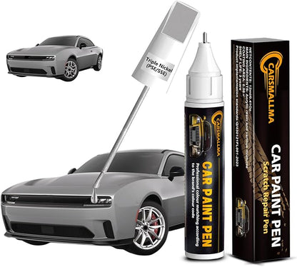 Triple Nickel(PSE/SSE) Car Touch Up Paint for Dodge, Color Accurate Car Paint Scratch Repair Pen Kit Quick & Easy Fix Vehicle Chips and Automotive Nicks Scuff