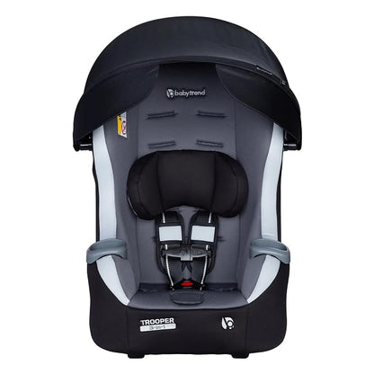 Baby Trend 3-in-1 Infant Car Seat with 5-Point Safety Harness, Adjustable Canopy, and Soft Fabric Seat, Trooper Plus, Dash Twilight - Convertible Travel System & Support for Babies & Toddlers