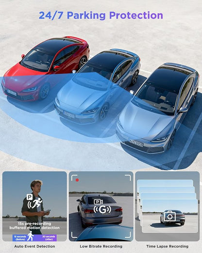 VIOFO A119M Pro 4K HDR MINI Dash Cam, STARVIS 2 IMX678 Sensor, Front Dash Camera for Cars, Wi-Fi 6, Quad-Mode GPS, Voice Control, Night Vision 2.0, 24H Parking Mode, Supercapacitor