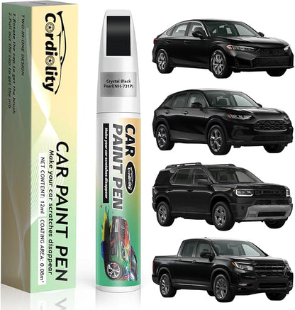 Crystal Black Pearl(NH-731P) Touch Up Paint Pen for Honda,Car Paint Scratch Repair Pen Quick and Easy Fix Auto Paint Scratch