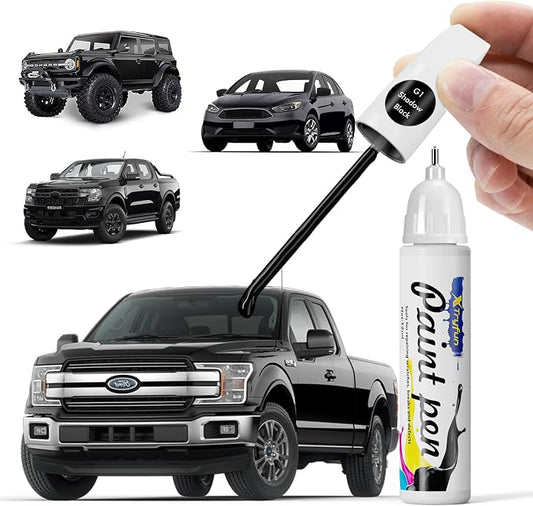 G1 Shadow Black Touch Up Paint Compatible with Ford, DIY Car Paint Scratch Repair, Automotive Paints, Quick & Easy Fix Scratch Repair for F150/Ranger/Bronco/Focus/Taurus/Transit/Mustang/Fiesta