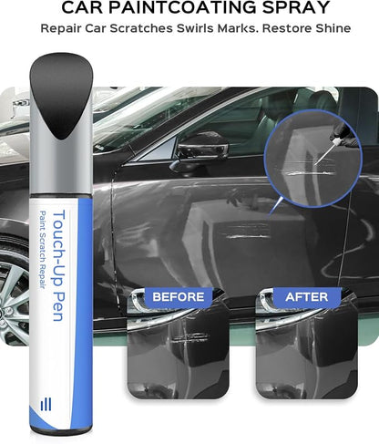 46G Machine Gray Metallic Touch Up Paint Compatible with Mazda Exact Match Chips and Nicks Touch Up